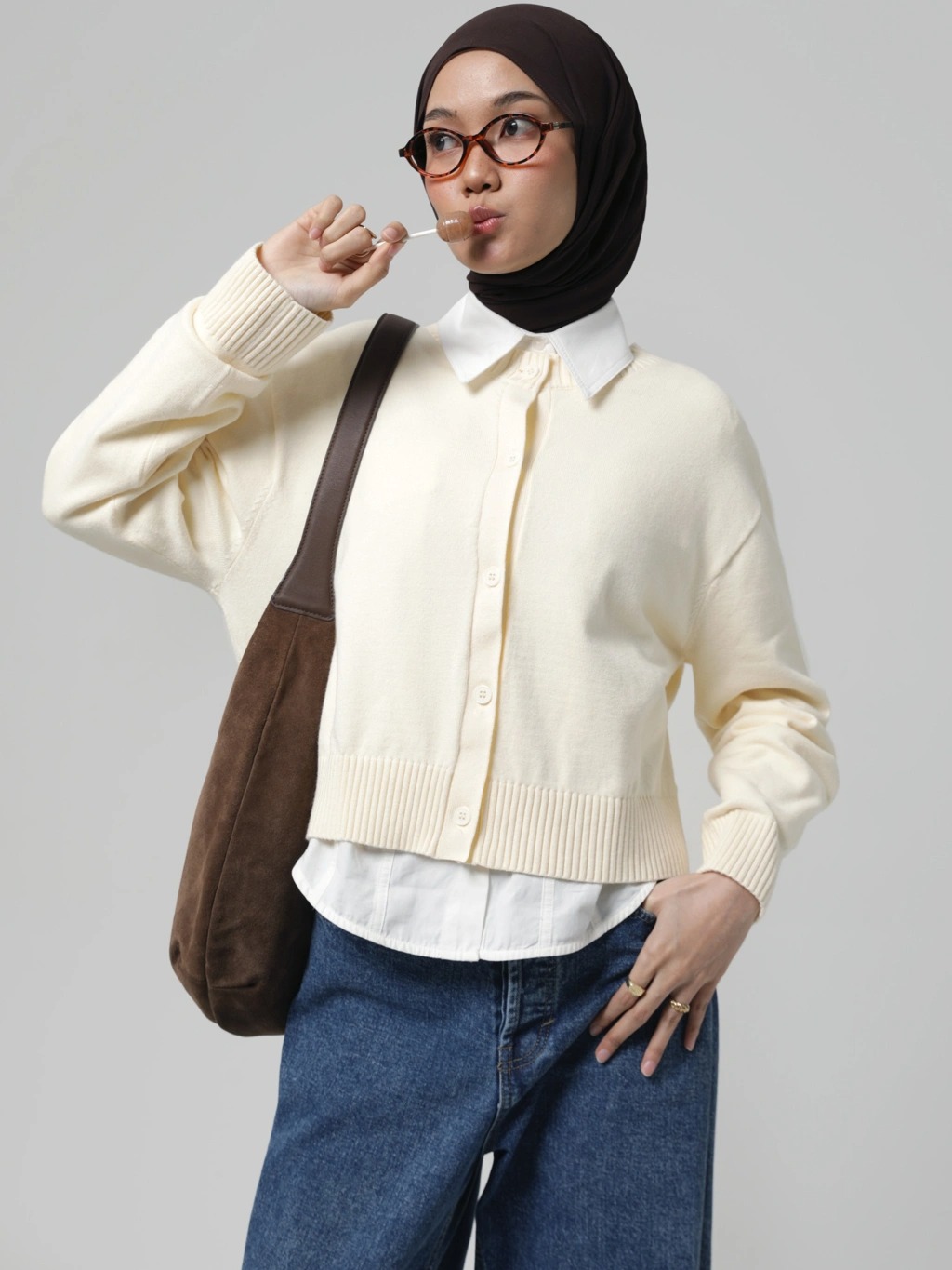 SOFT VISCOSE CARDIGAN - SABAMODEST