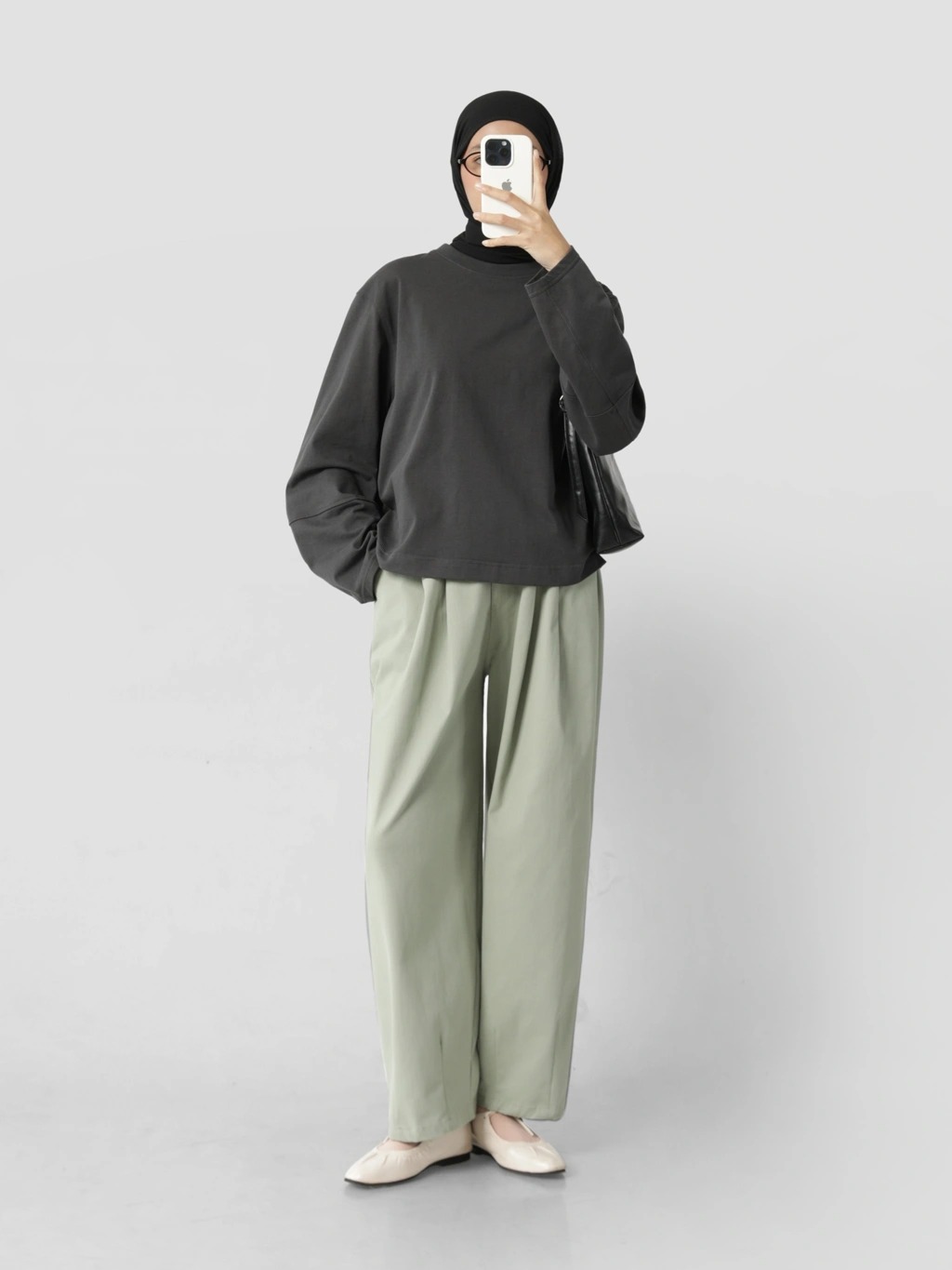 BALLON SLEEVE  T- SHIRT - SABAMODEST