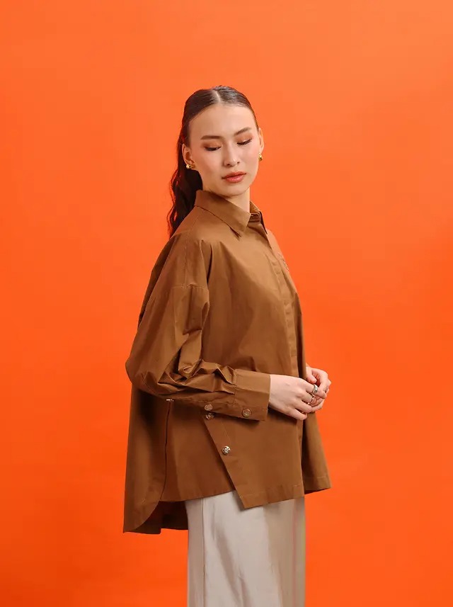 GALE V OVERSIZED TOP - KAMI