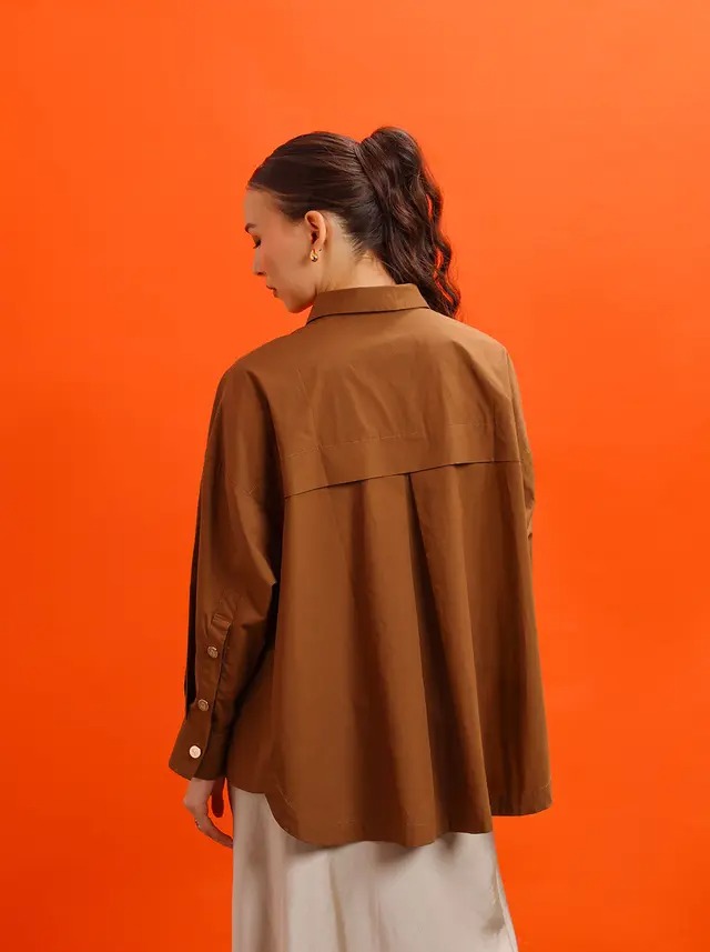 GALE V OVERSIZED TOP - KAMI