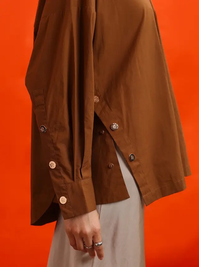 GALE V OVERSIZED TOP - KAMI