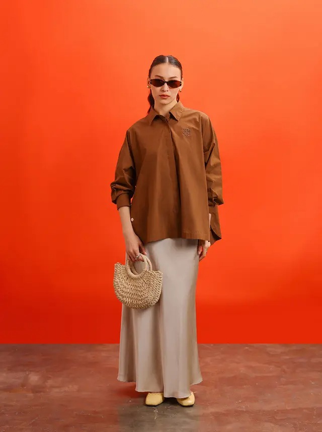 GALE V OVERSIZED TOP - KAMI