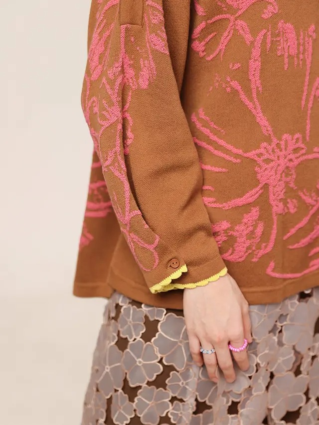 GERBERA OVERSIZED SWEATER - KAMI