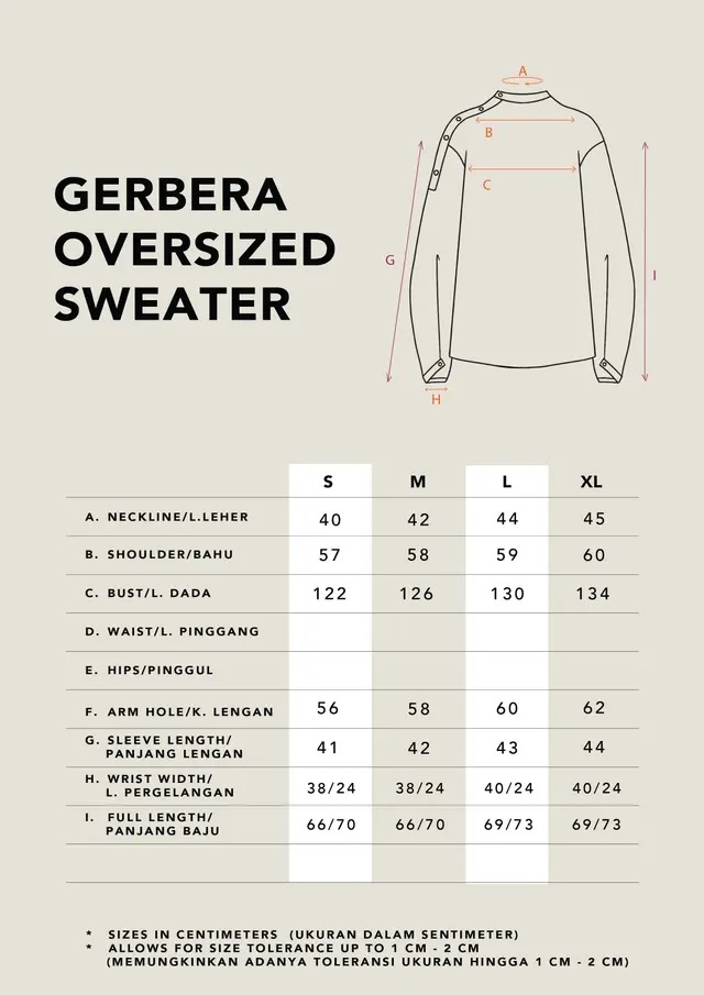 GERBERA OVERSIZED SWEATER - KAMI