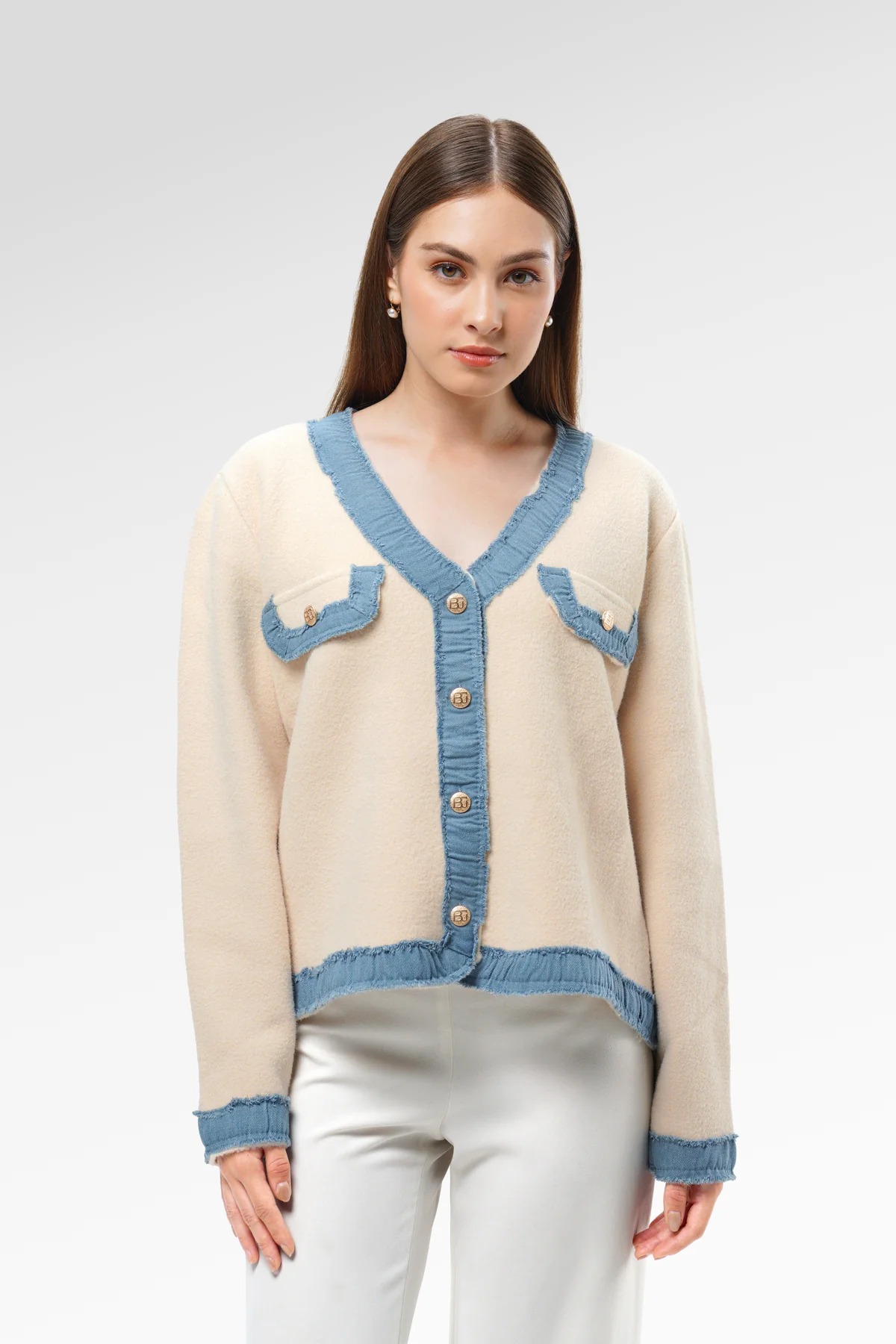 GRACELYN KNIT OUTER - BENANG JARUM
