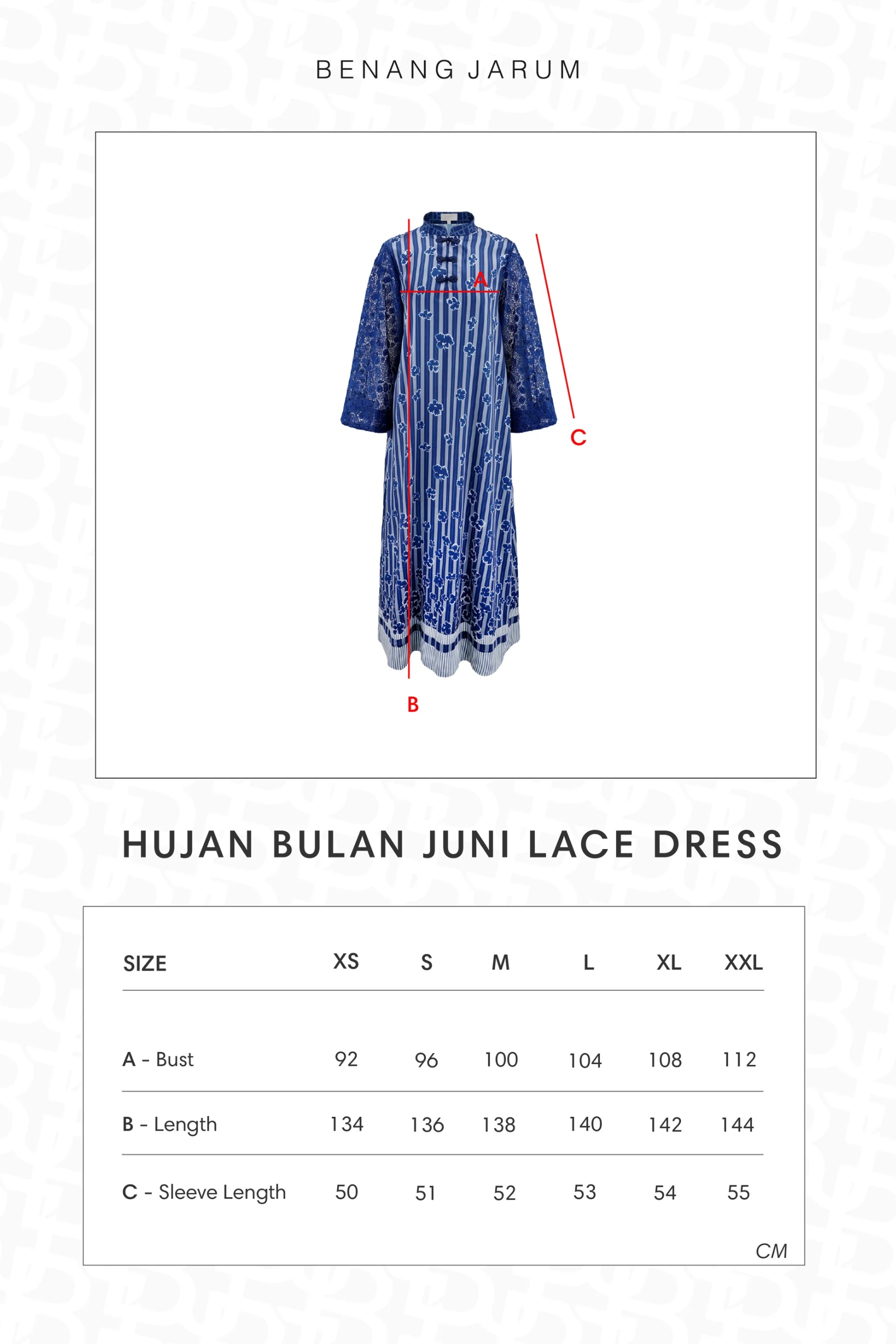 HBJ LACE DRESS - BENANG JARUM
