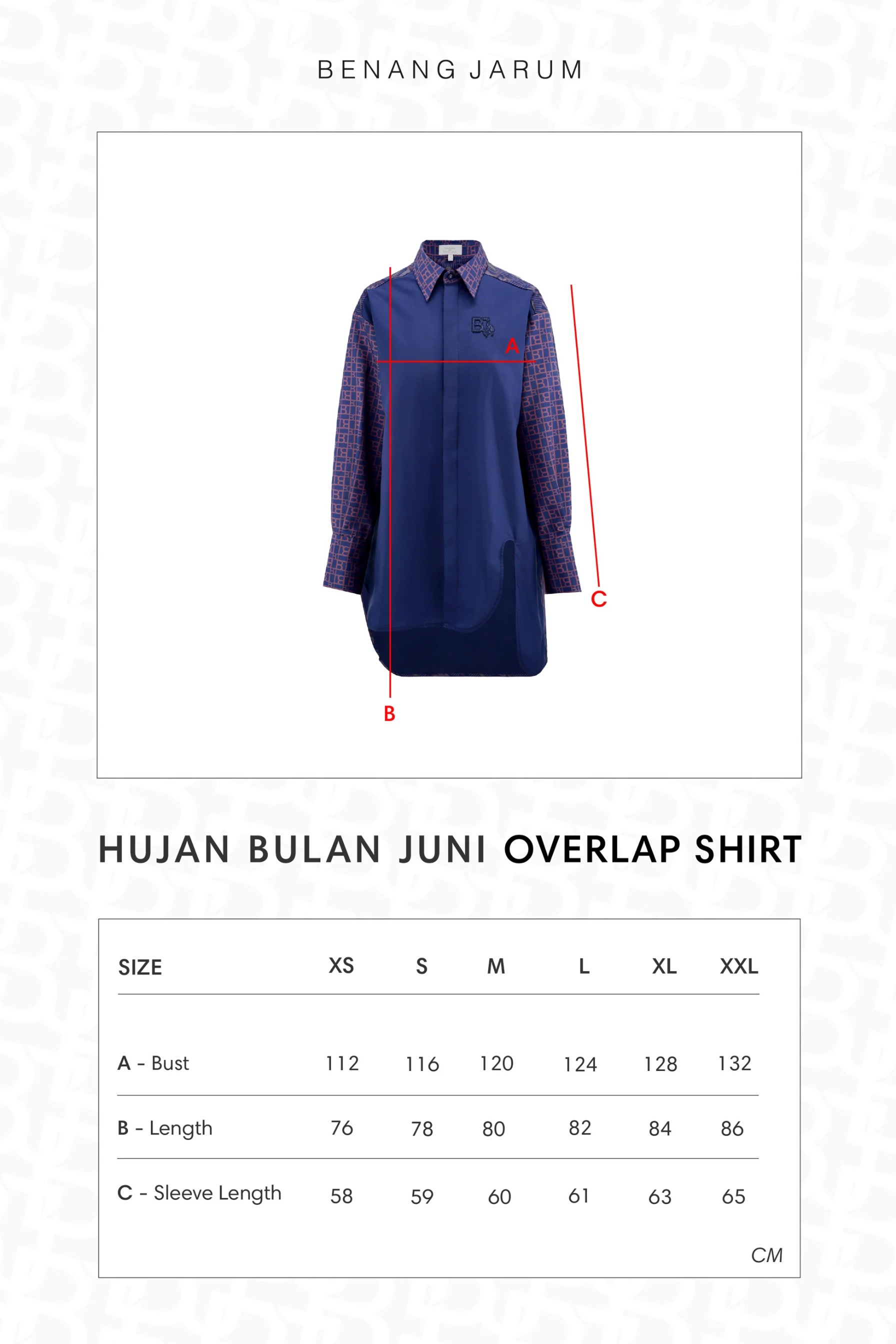 HBJ OVERLAP SHIRT - BENANG JARUM