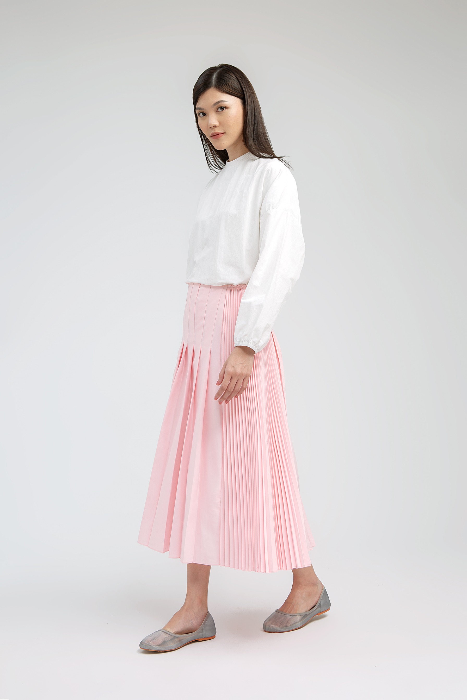 MALLI DOUBLE PLEATED SKIRT - NAGITA SLAVINA X IKYK