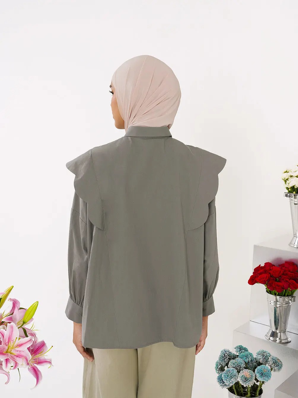 IRISH SCALLOPED TOP - KAMI