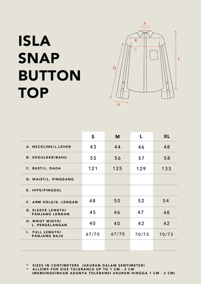 ISLA SNAP BUTTON TOP - KAMI