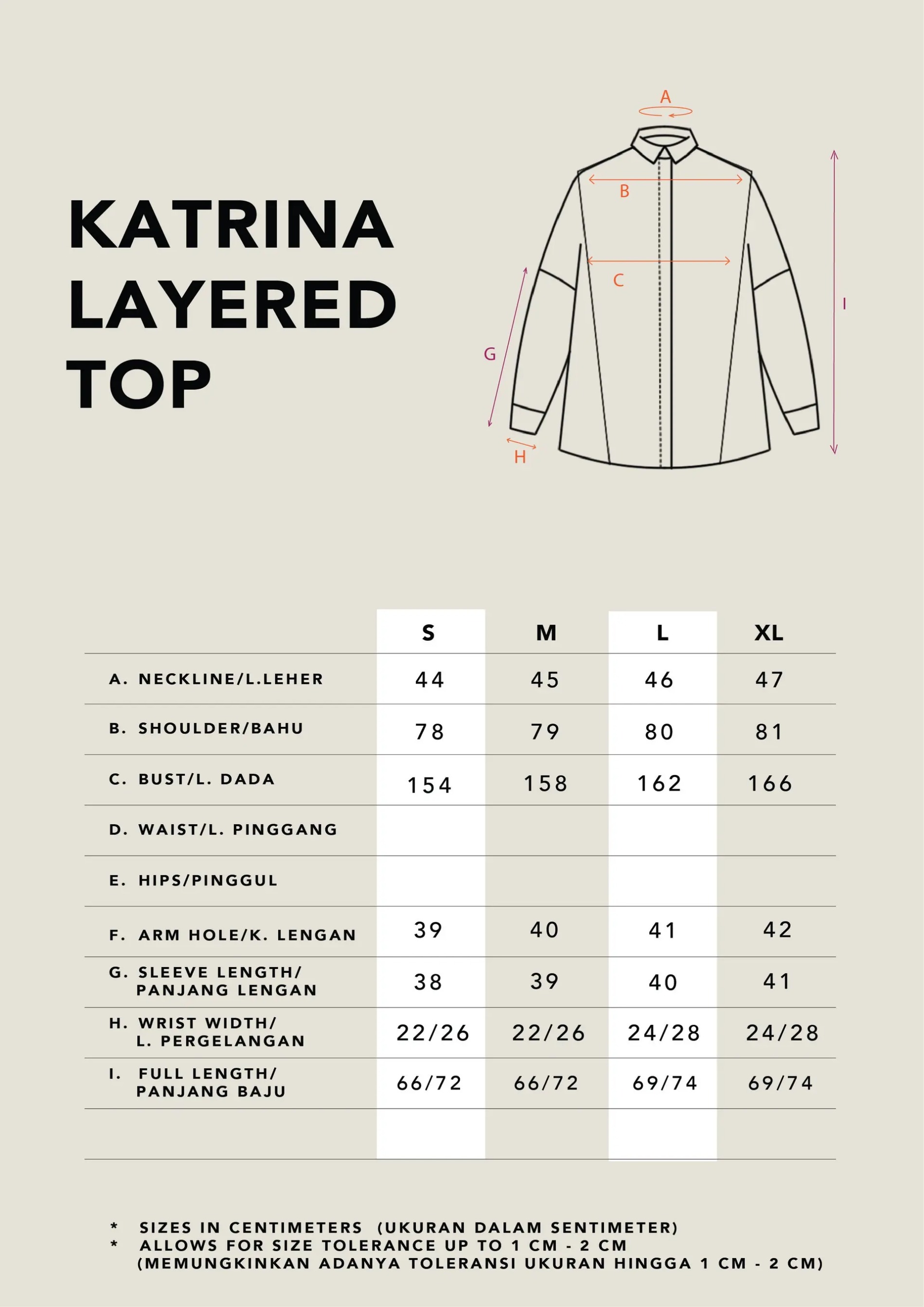 KATRINA LAYERED TOP - KAMI 