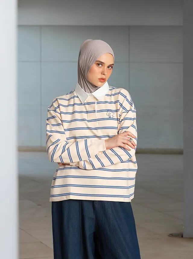 KUMI HALF BUTTON T SHIRT TOP - KAMI