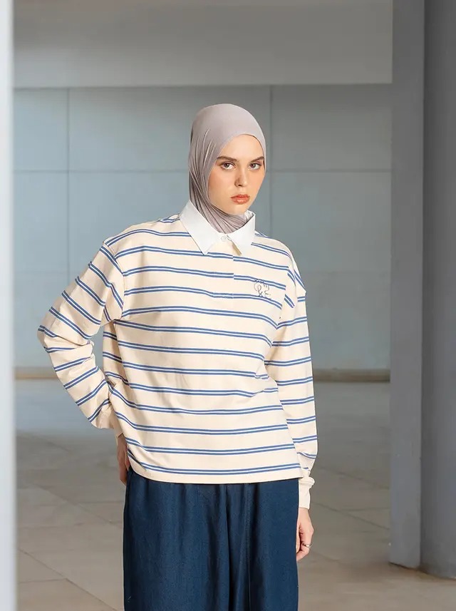 KUMI HALF BUTTON T SHIRT TOP - KAMI