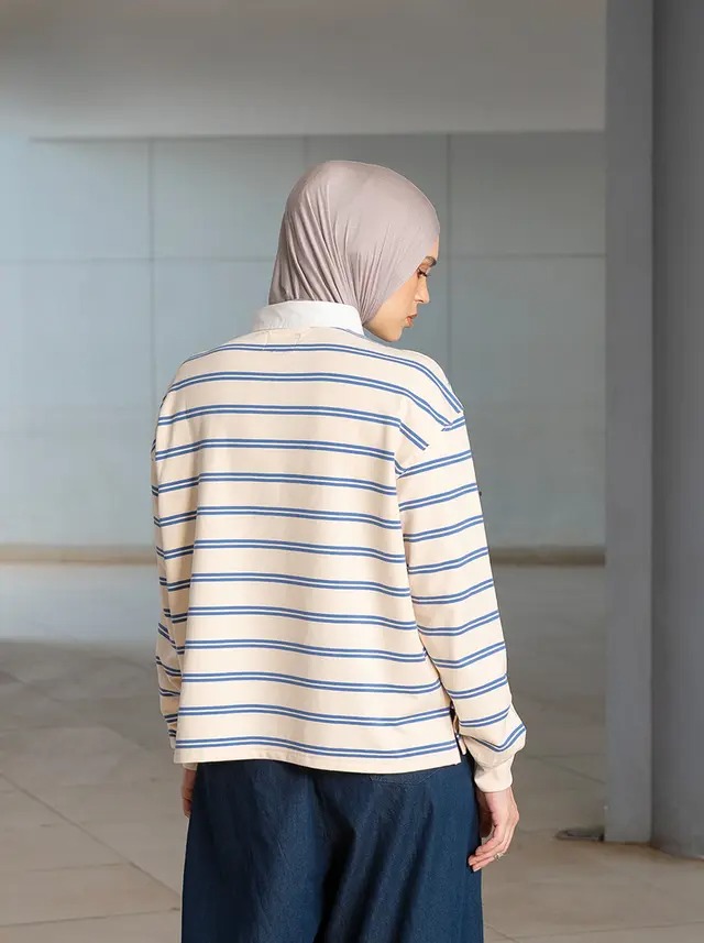 KUMI HALF BUTTON T SHIRT TOP - KAMI