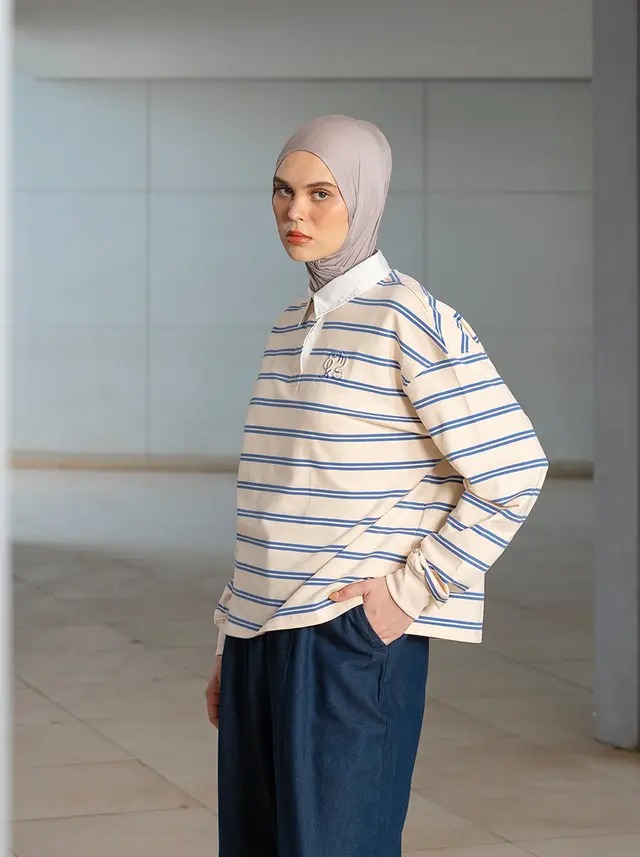 KUMI HALF BUTTON T SHIRT TOP - KAMI