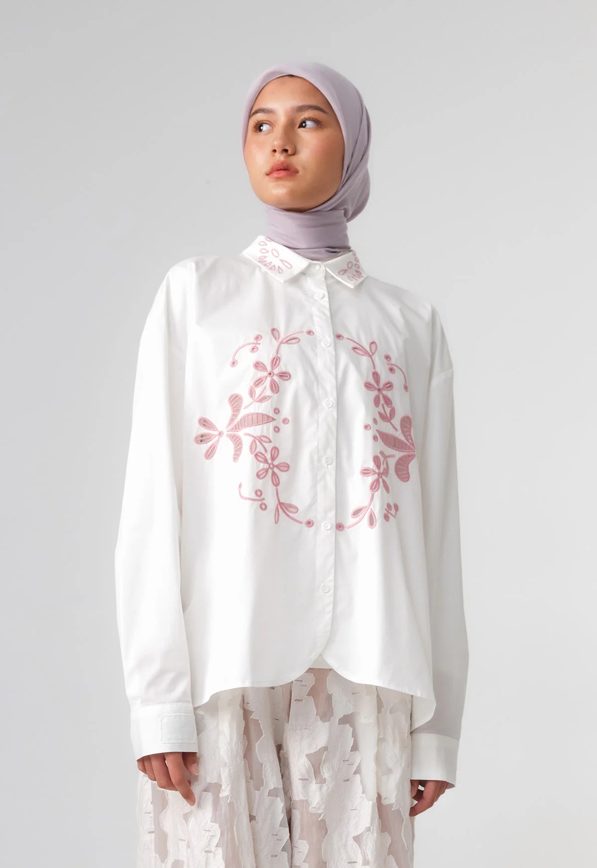 RECA EMBROIDERY SHIRT - RIA MIRANDA