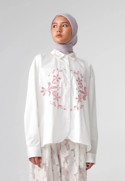 Image of RECA EMBROIDERY SHIRT - RIA MIRANDA