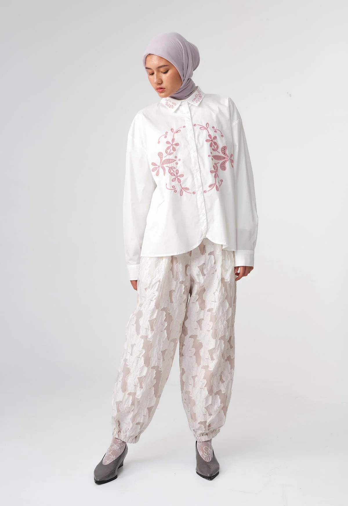 RECA EMBROIDERY SHIRT - RIA MIRANDA