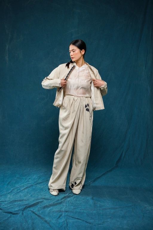 LINEN PANTS - GLASHKA