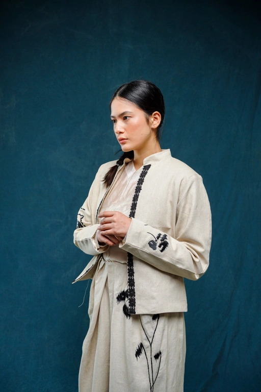 LINEN JACKET - GLASHKA