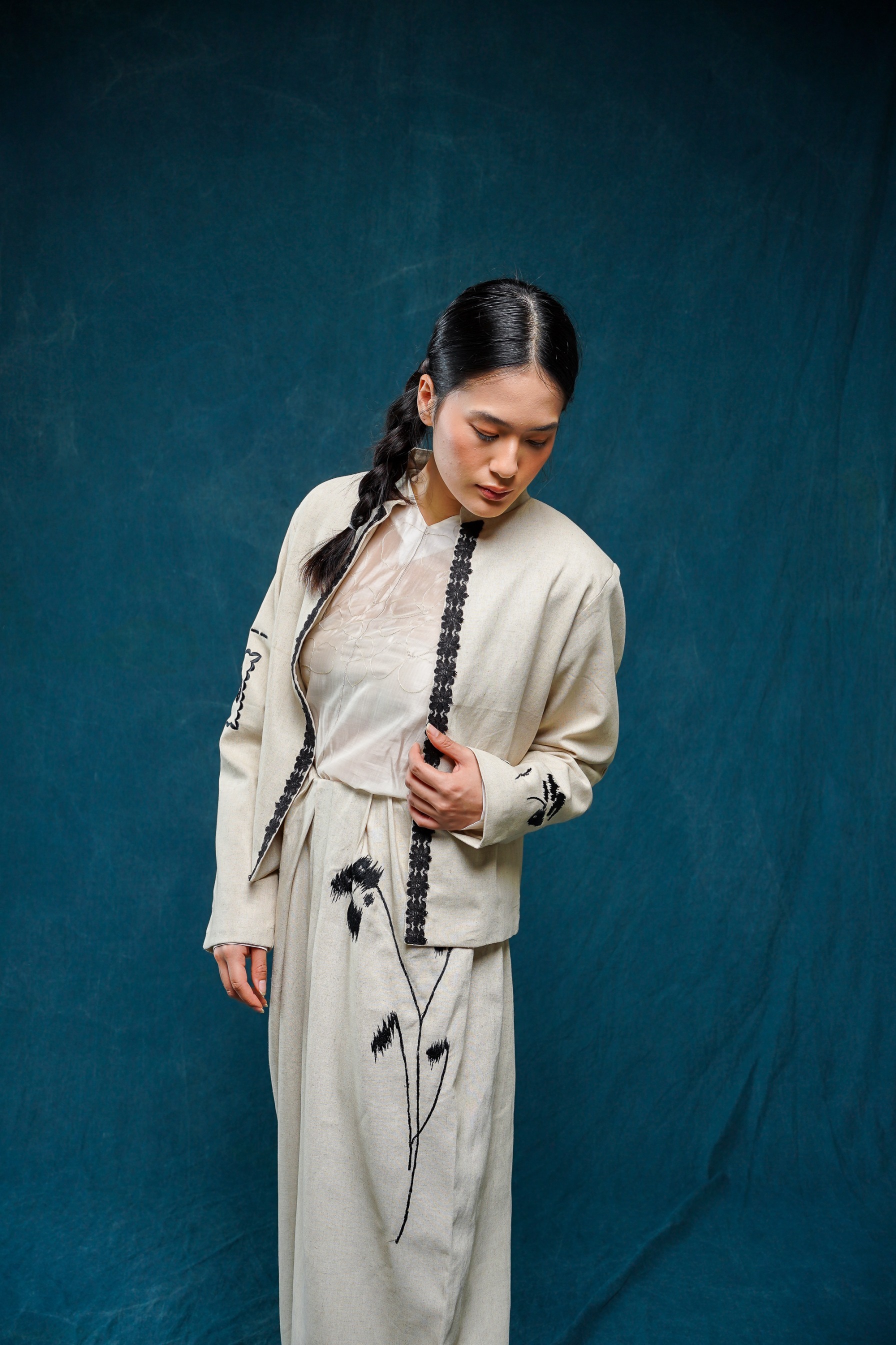 LINEN PANTS - GLASHKA