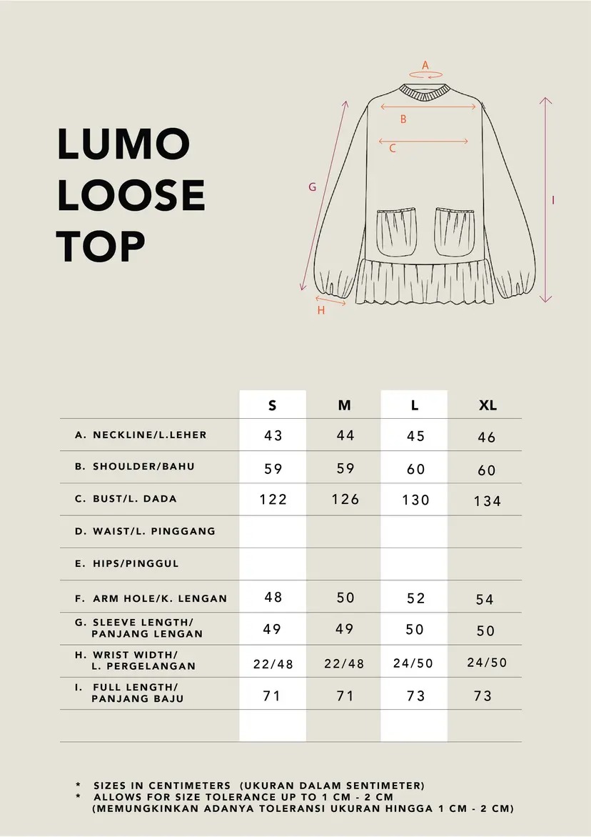 LUMO LOOSE TOP - KAMI
