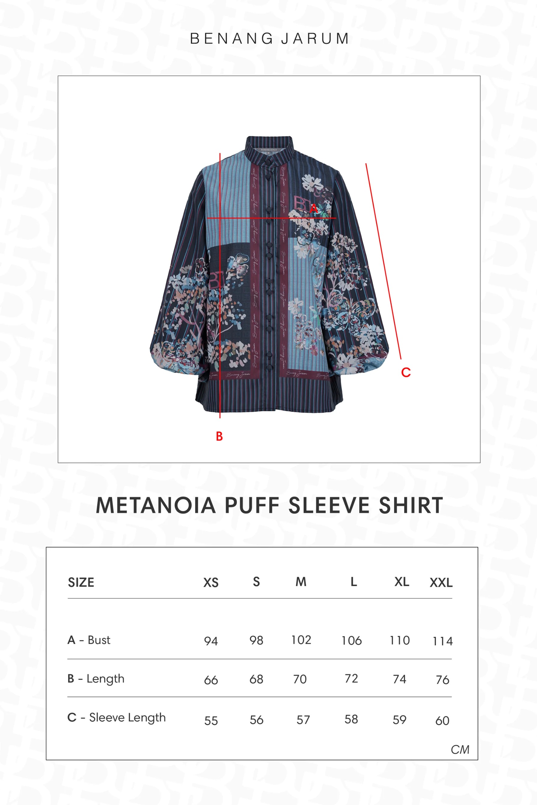 METANOIA PUFF SLEEVE SHIRT - BENANG JARUM