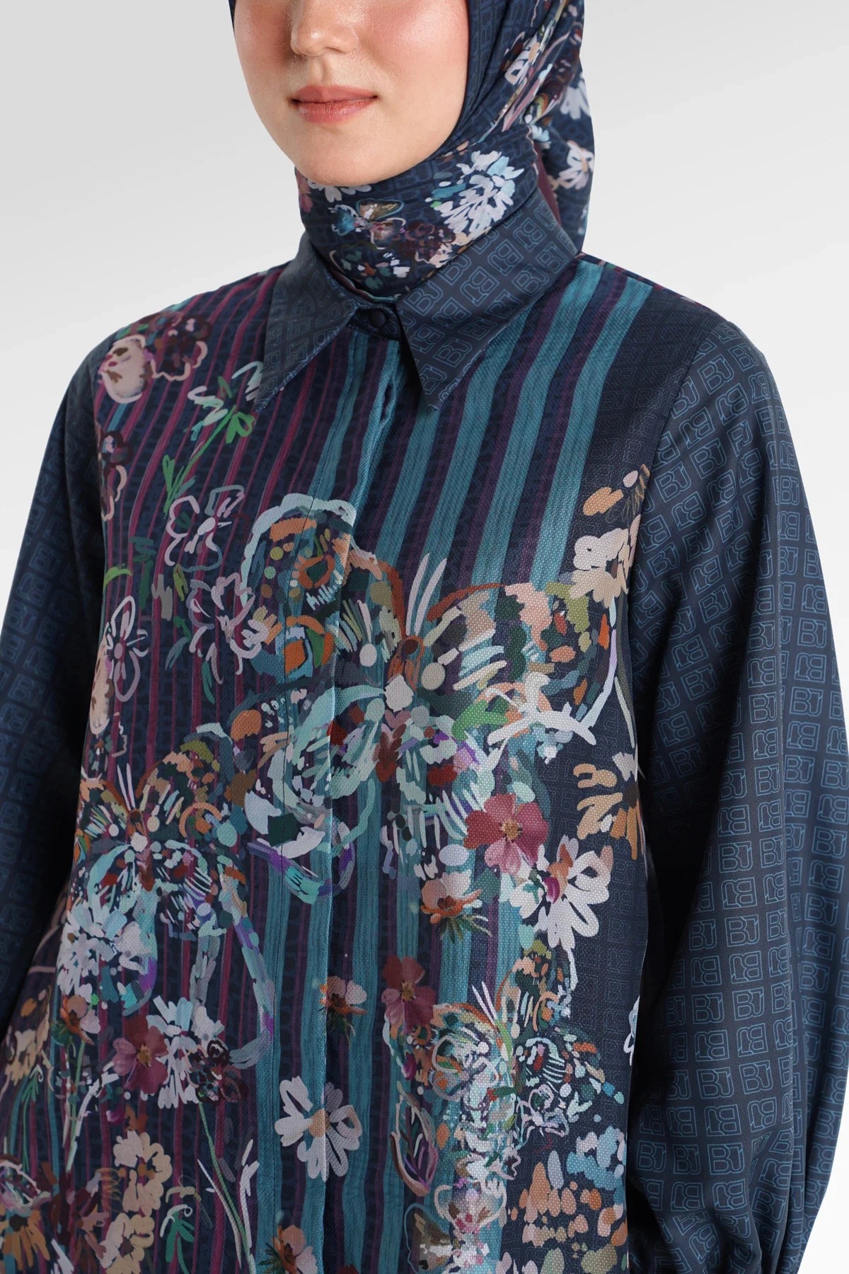 METANOIA SHEER LAYERED SHIRT - BENANG JARUM