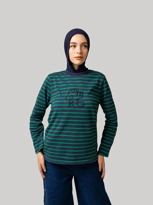 Image of MIKU DEBOSS T SHIRT TOP - KAMI