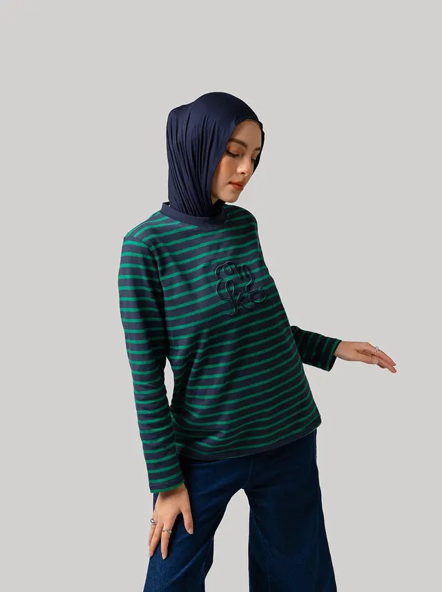 MIKU DEBOSS T SHIRT TOP - KAMI