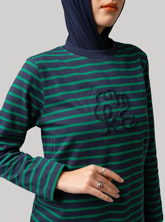 MIKU DEBOSS T SHIRT TOP - KAMI