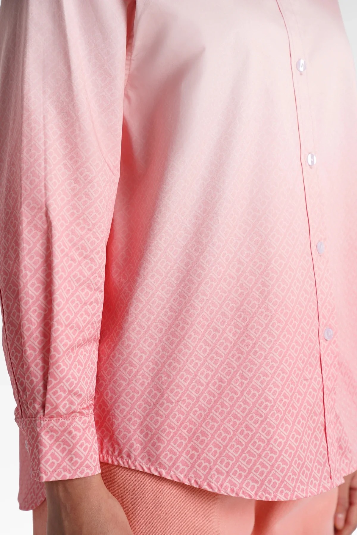 MONOGRAM GRADIENT SHIRT - BENANG JARUM