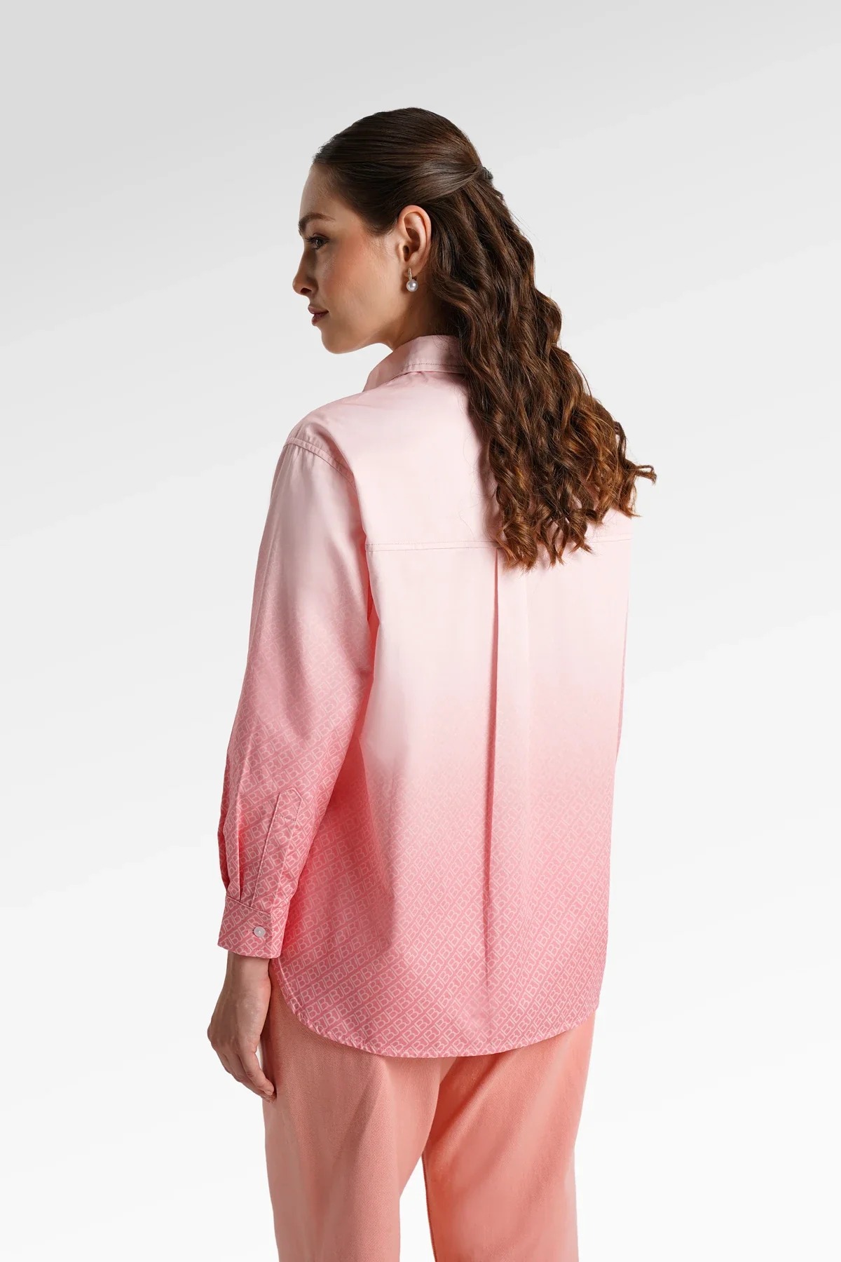 MONOGRAM GRADIENT SHIRT - BENANG JARUM