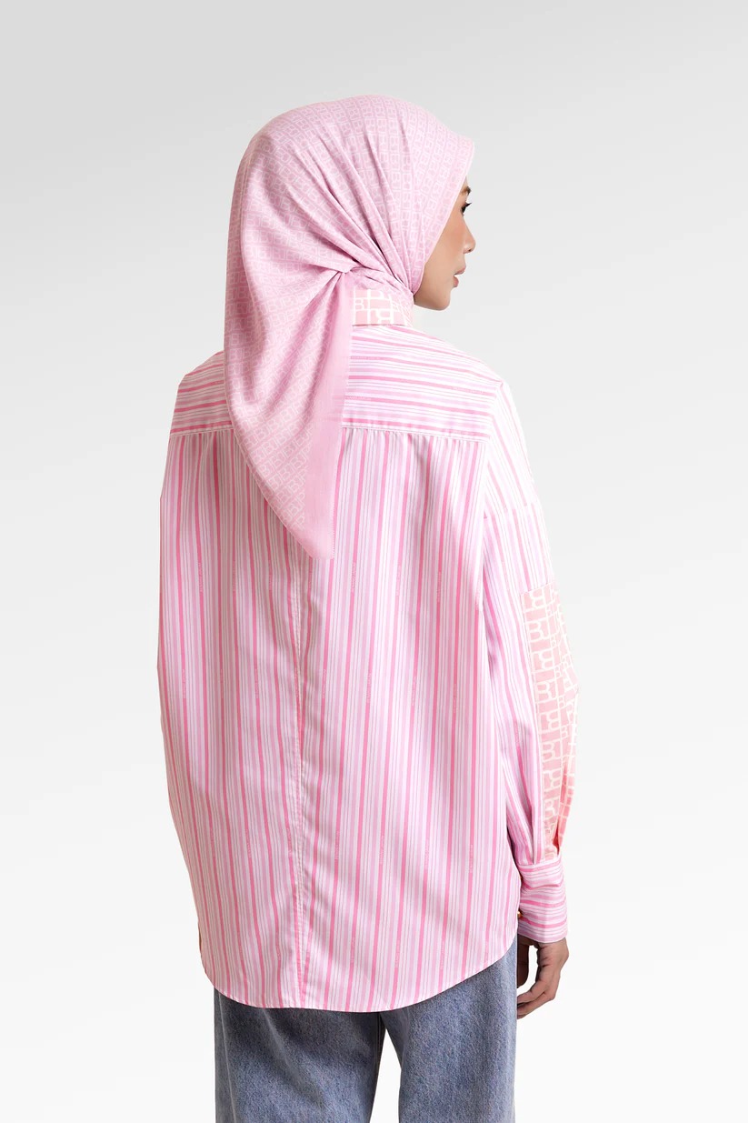 MONO PUZZLE OVERSIZED SHIRT - BENANG JARUM