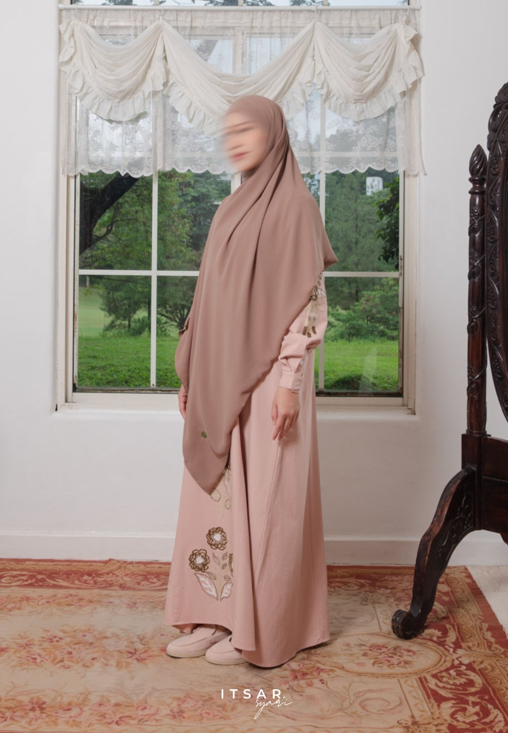 MILA JARDIN WOMEN ABAYA PETAL - ITSAR