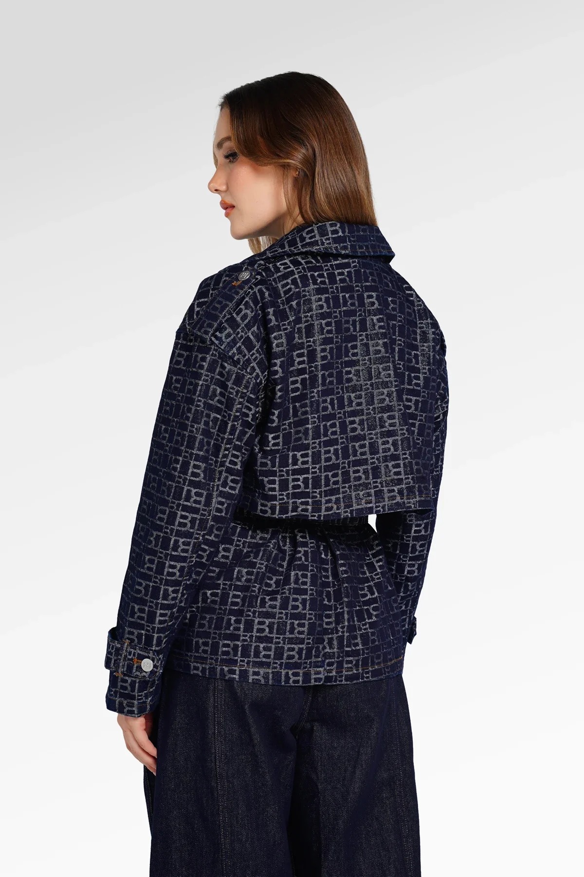 MONO PUZZLE JACQUARD DENIM OUTER - BENANG JARUM