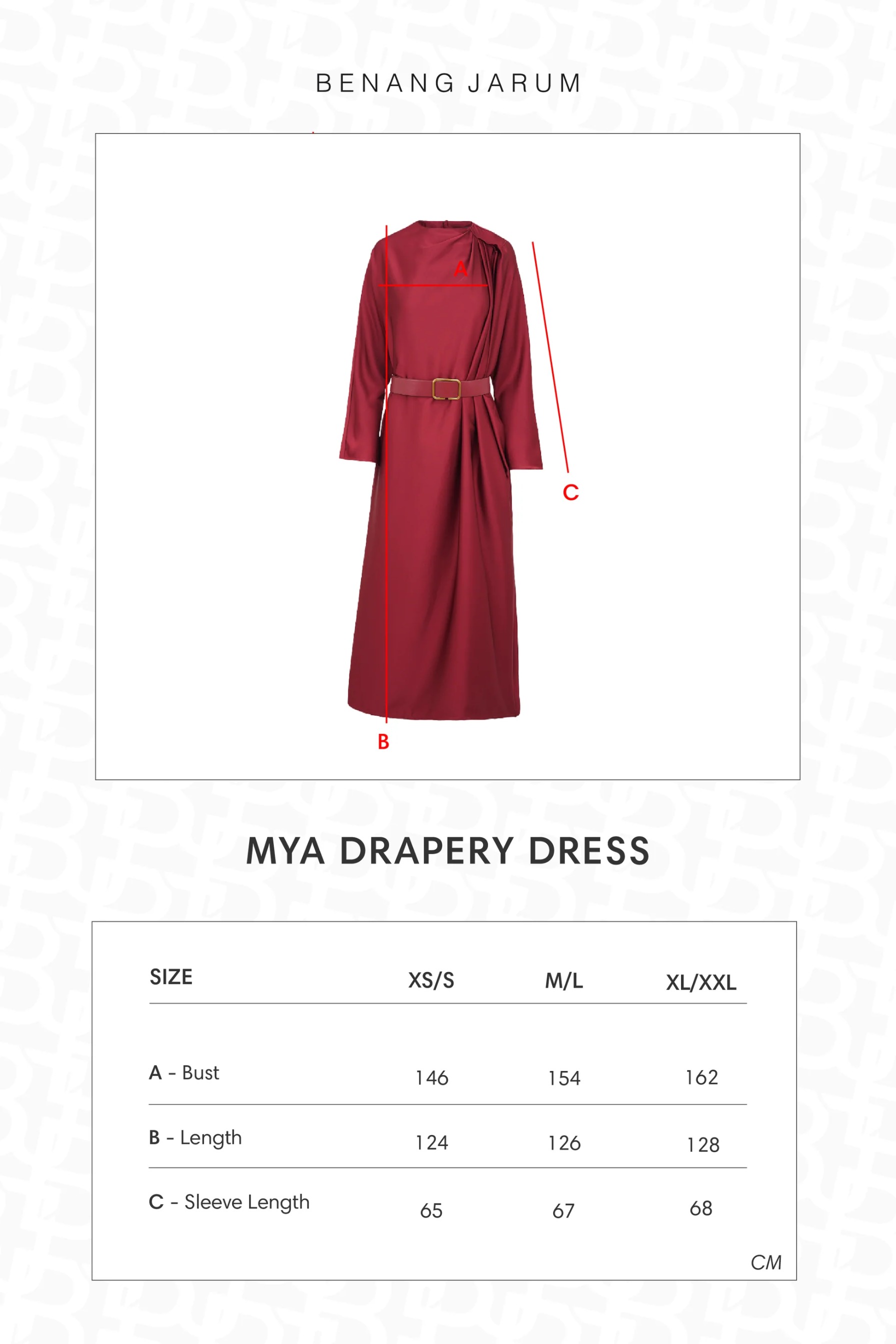 MYA DRAPERY DRESS - BENANG JARUM