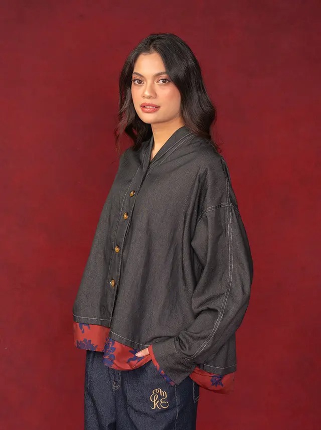 NESSA OVERSIZED TOP - KAMI