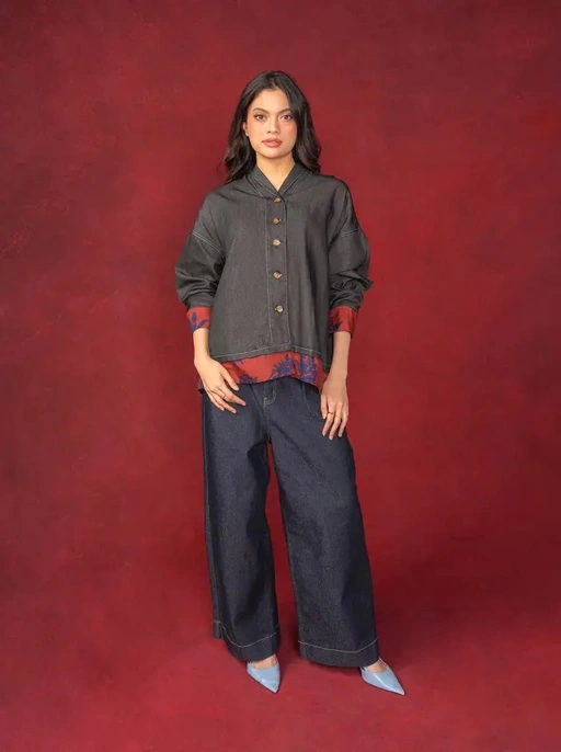 NESSA OVERSIZED TOP -  KAMI