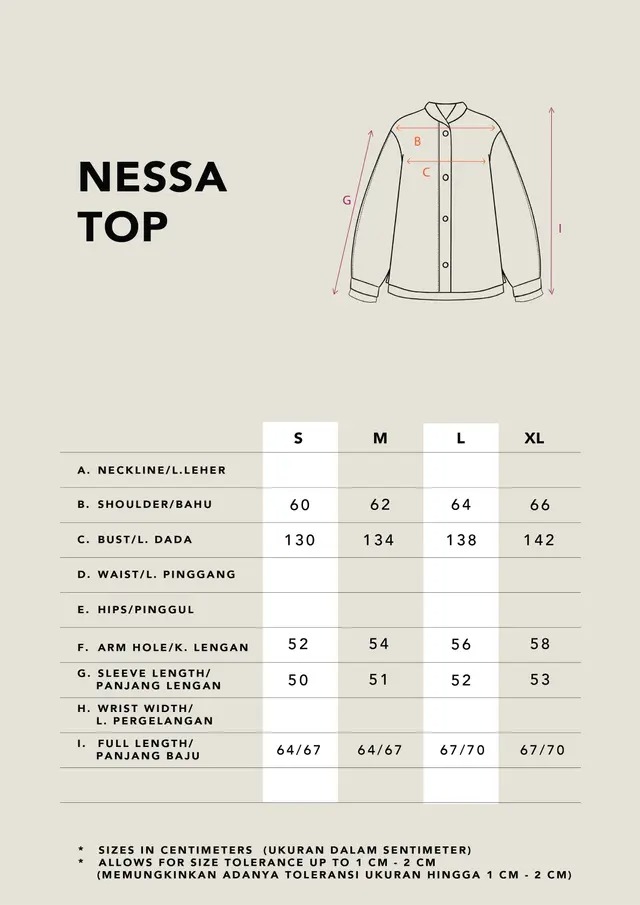 NESSA OVERSIZED TOP - KAMI