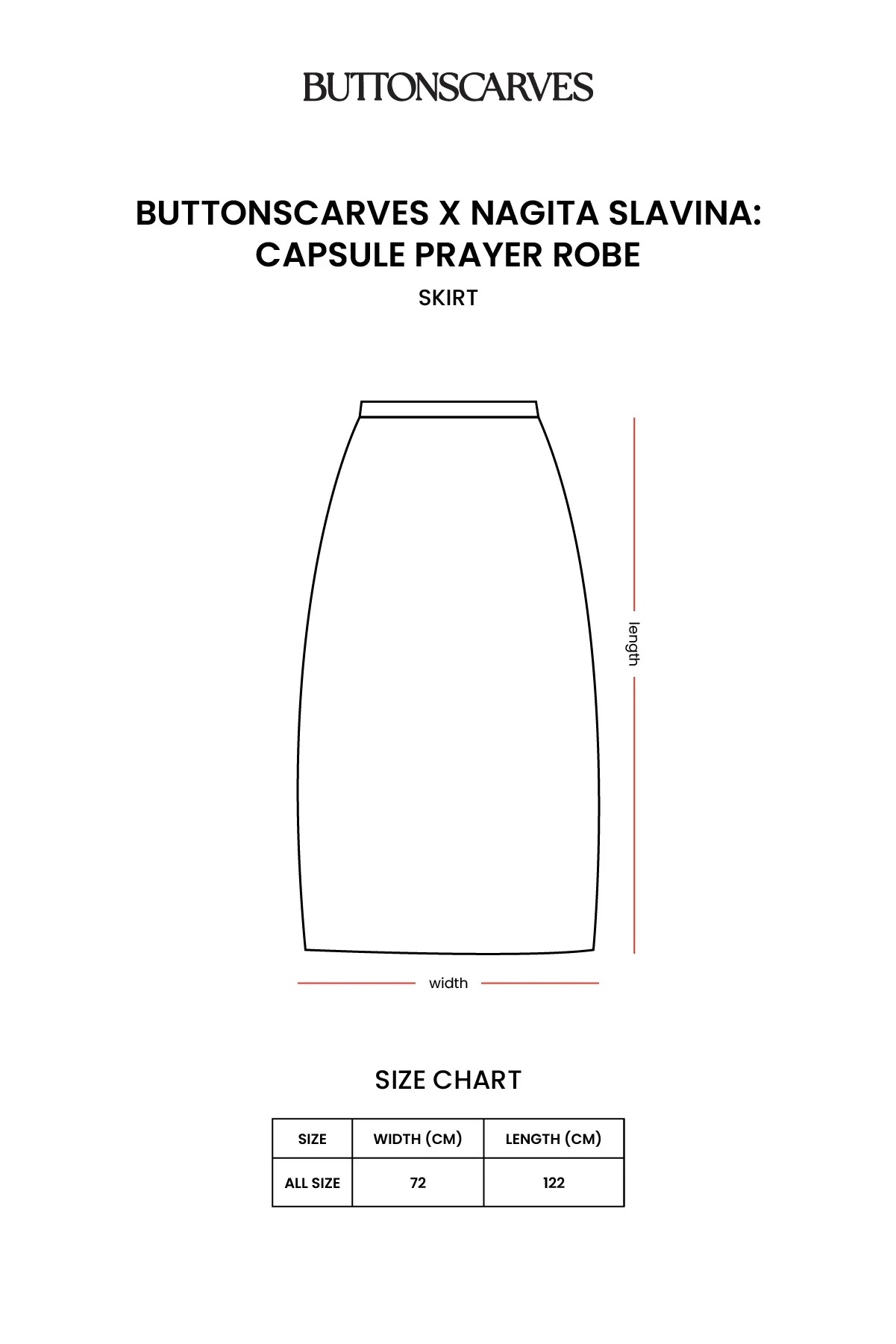 NAGITA CAPSULE PRAYER ROBE - BUTTONSCARVES