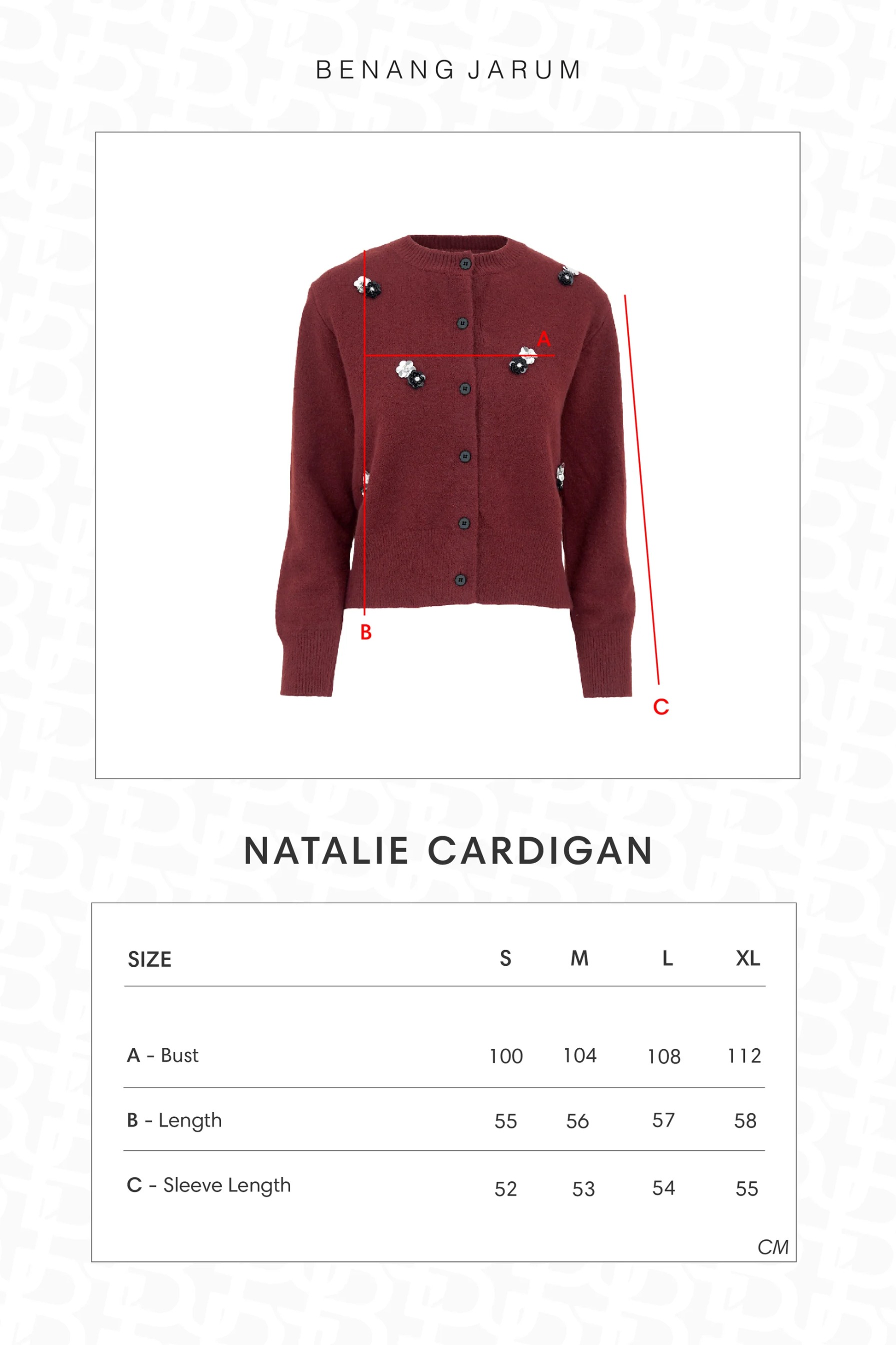 NATALIE CARDIGAN - BENANG JARUM