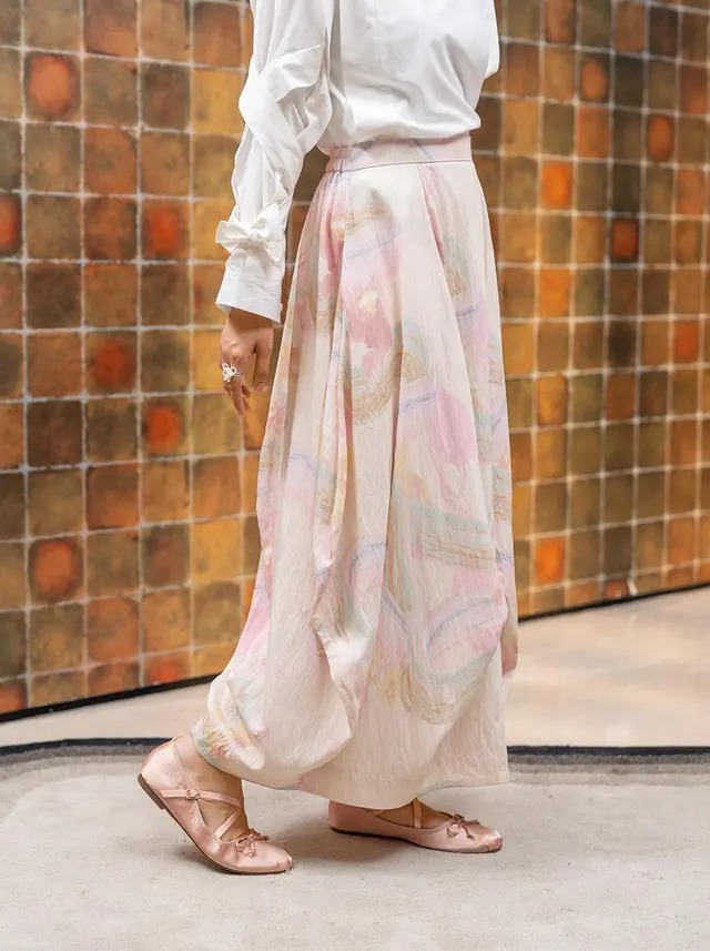 ODETTE DRAPE SKIRT - KAMI