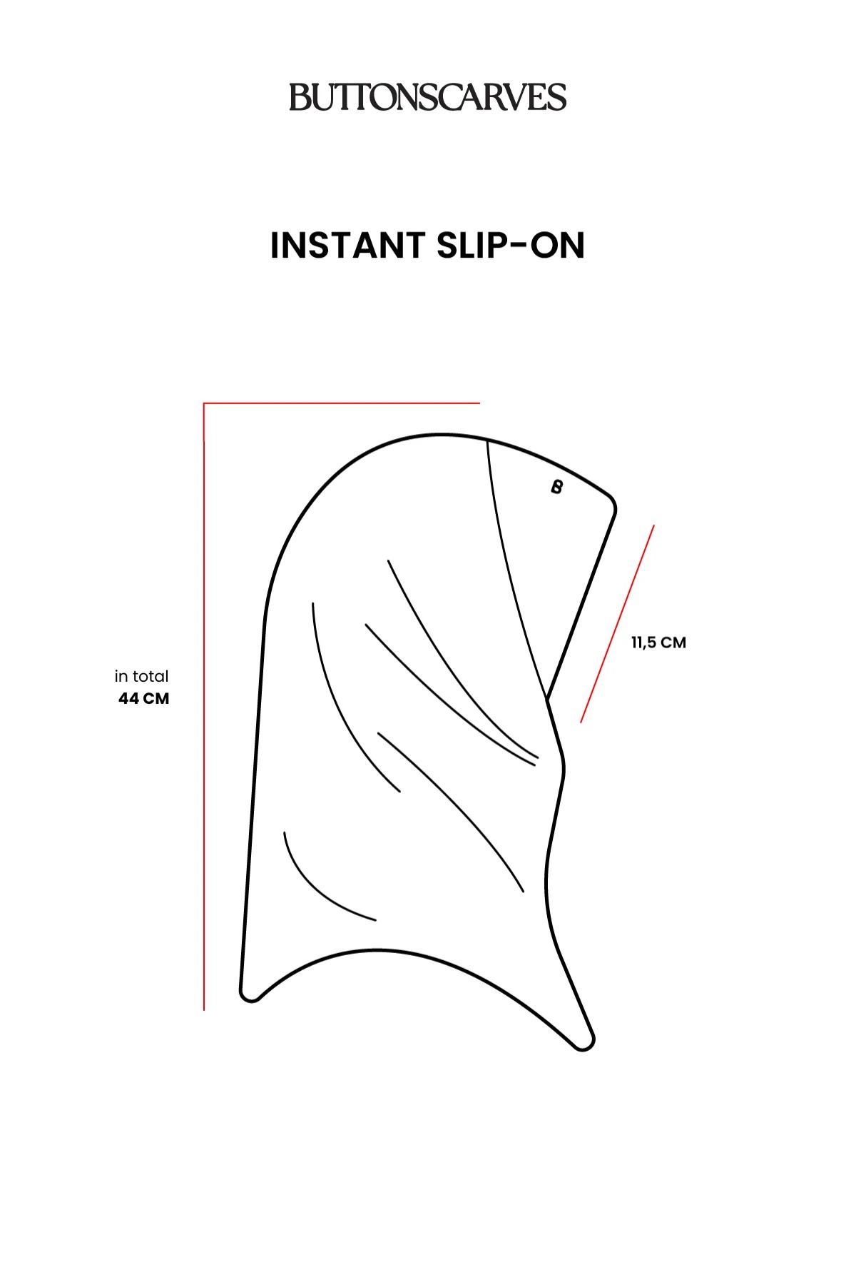 INSTAN SLIP ON - BUTTONSCARVES