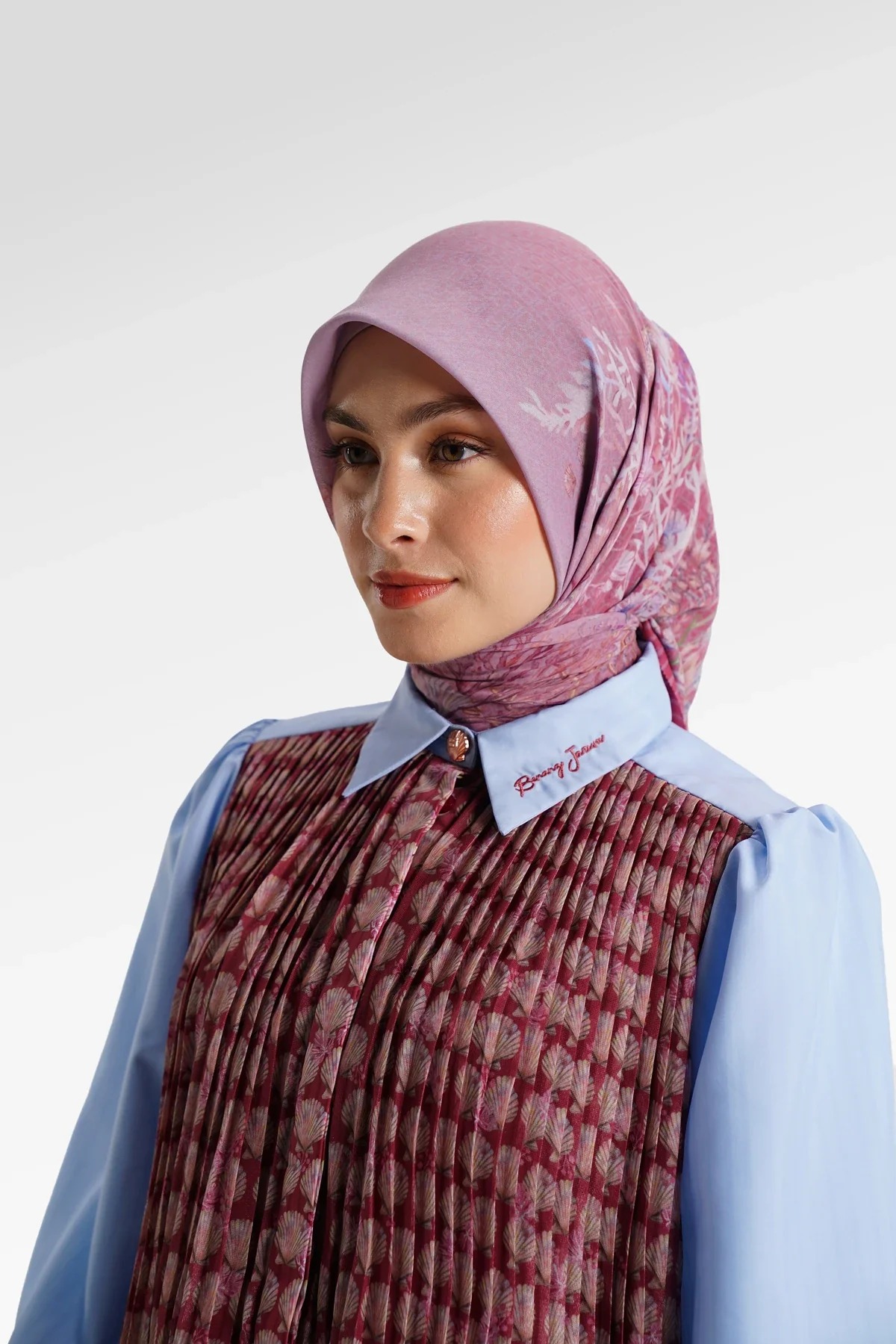SECRET OF THE SEA FRONT PLEATED SHIRT - BENANG JARUM