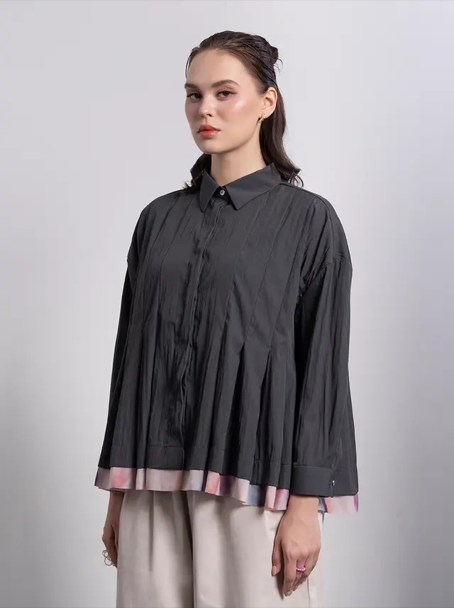 SHANAYA PLEATED TOP - KAMI 
