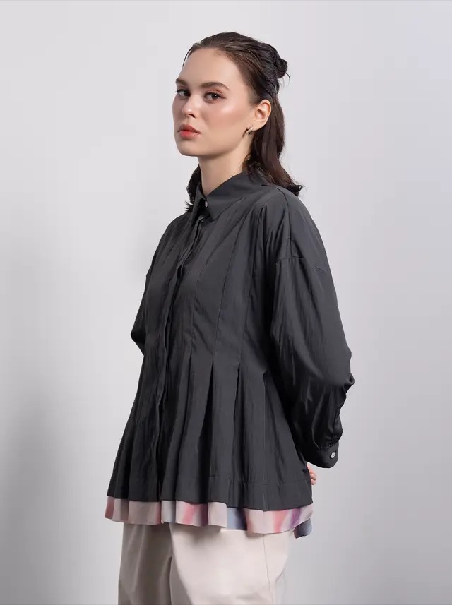 SHANAYA PLEATED TOP - KAMI 