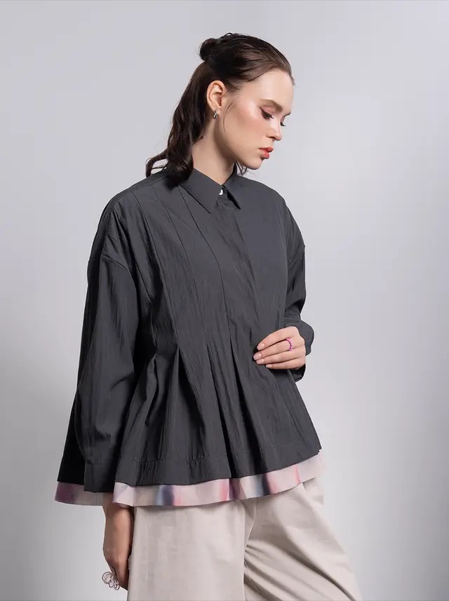 SHANAYA PLEATED TOP - KAMI 