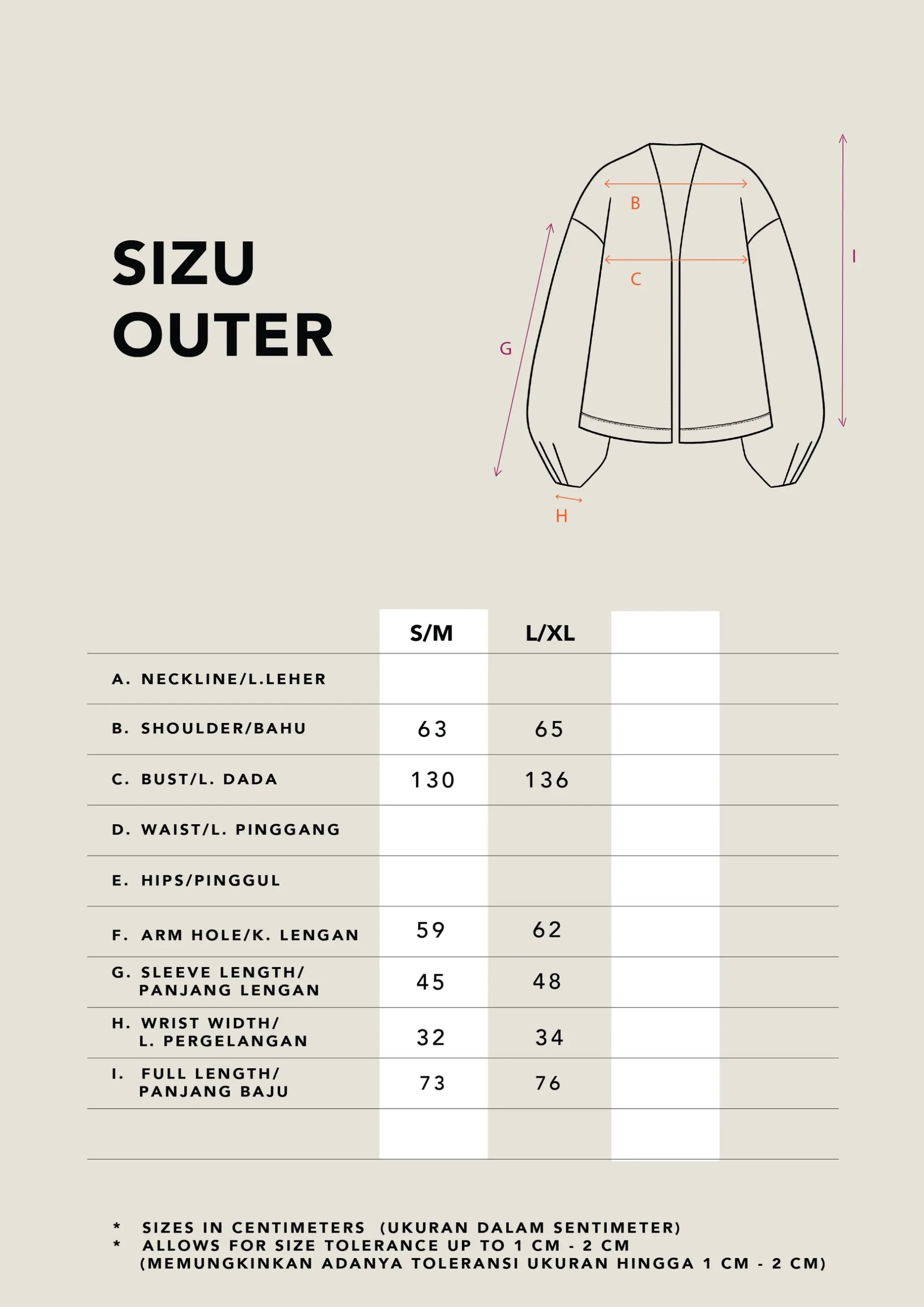 SIZU OVERSIZED OUTER - KAMI