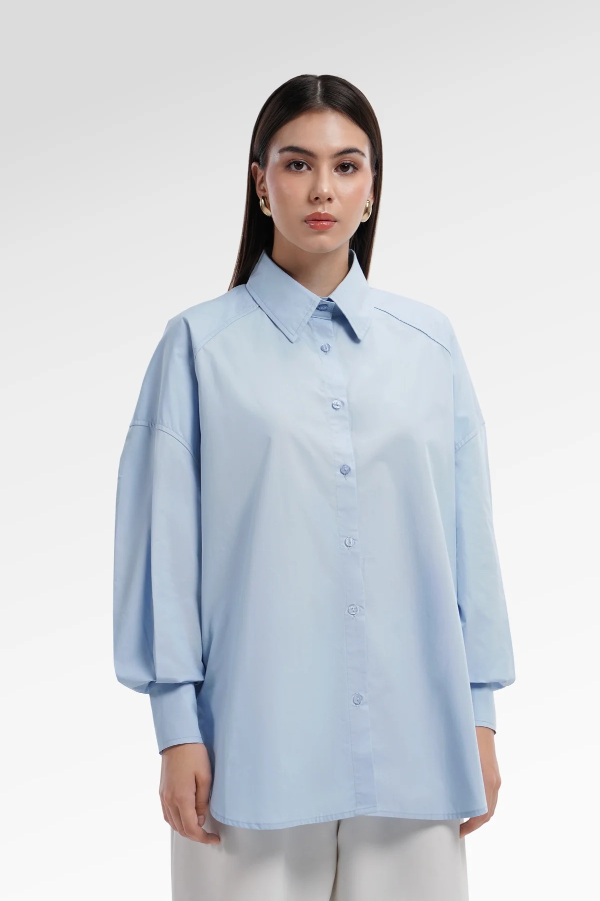 SARA OVERSIZE SHIRT - BENANG JARUM